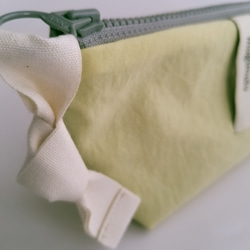 poitto16 マチ5 天然色素染NYLON POUCH ..Onion.. 4枚目の画像