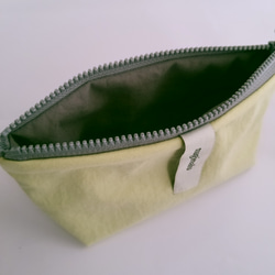 poitto16 マチ5 天然色素染NYLON POUCH ..Onion.. 6枚目の画像