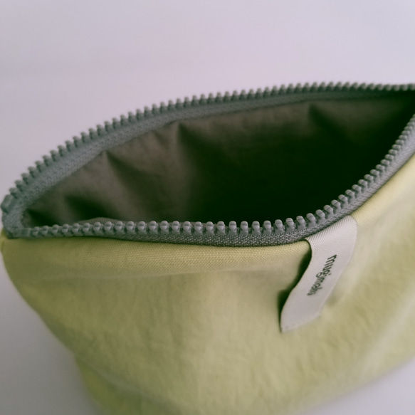 poitto16 マチ5深型 天然色素染NYLON POUCH ..Onion.. 5枚目の画像