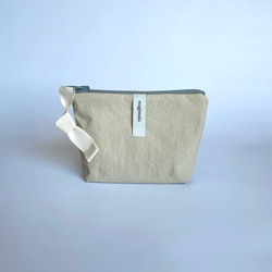 poitto16 マチ5深型 天然色素染NYLON POUCH ..Hinoki.. 1枚目の画像