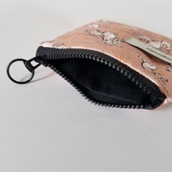 poitto10深型 金襴POUCH 鳥獣戯画ホテリ×11号紀州帆布 ブラック 3枚目の画像