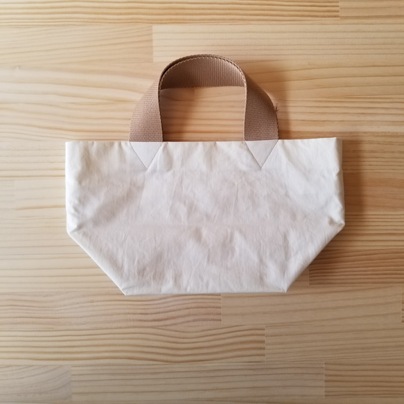 typewriter mini TOTEBAG Ivory×Beige 5枚目の画像