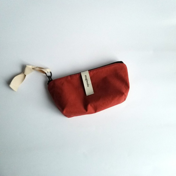 poitto16 マチ5 typewriter POUCH テラコッタ 1枚目の画像