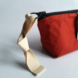 poitto16 マチ5 typewriter POUCH テラコッタ 5枚目の画像