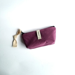 poitto16 マチ5 typewriter POUCH プラム 1枚目の画像