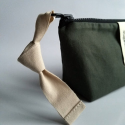 poitto16 マチ5 typewriter POUCH カーキ 4枚目の画像