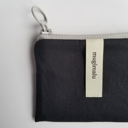 poitto10 typewriter POUCH ブラック 2枚目の画像