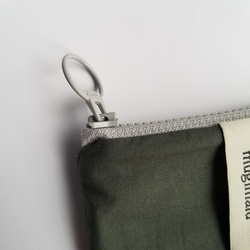 poitto10 typewriter POUCH カーキ 3枚目の画像