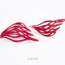 Malina Earrings Red 第1張的照片