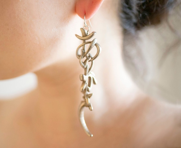 3D Arigato Earring ありがとうピアス Sサイズ 1枚目の画像