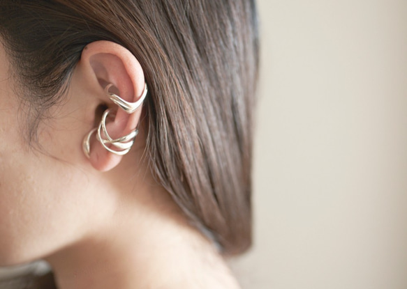 Wave Earcuff Ver2 ウエイブ イヤーカフ ２ 8枚目の画像