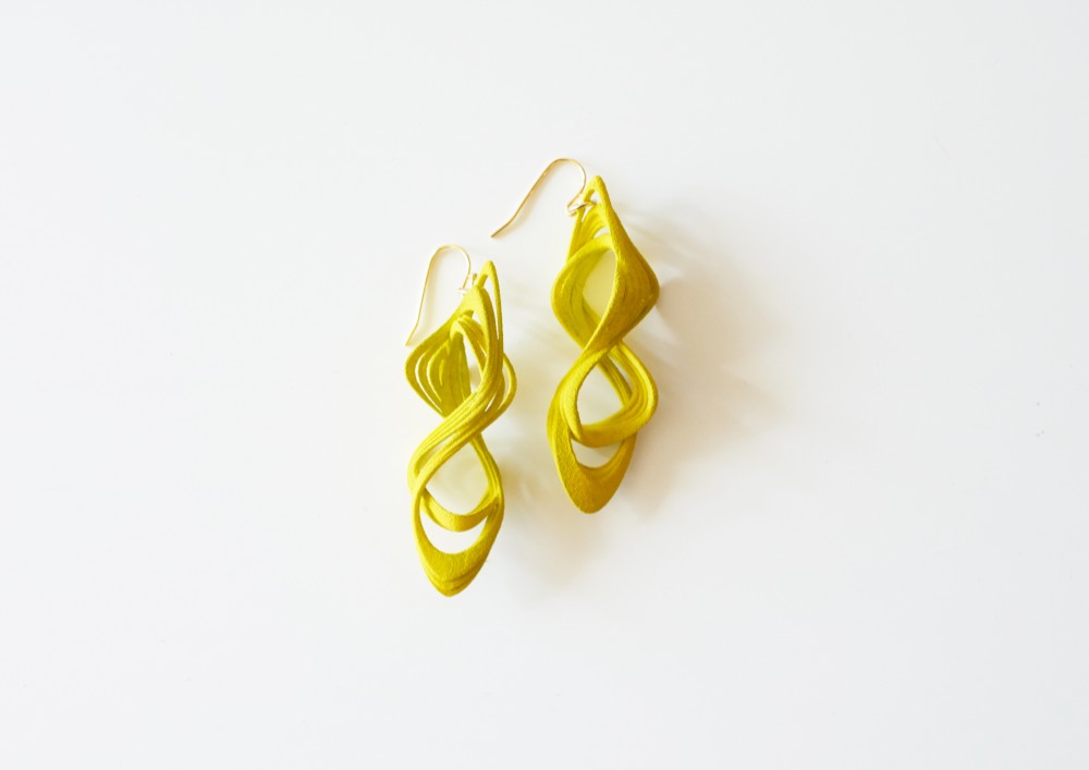 Eight Earrings MasterdYellow エイトピアス　マスタードイエロー