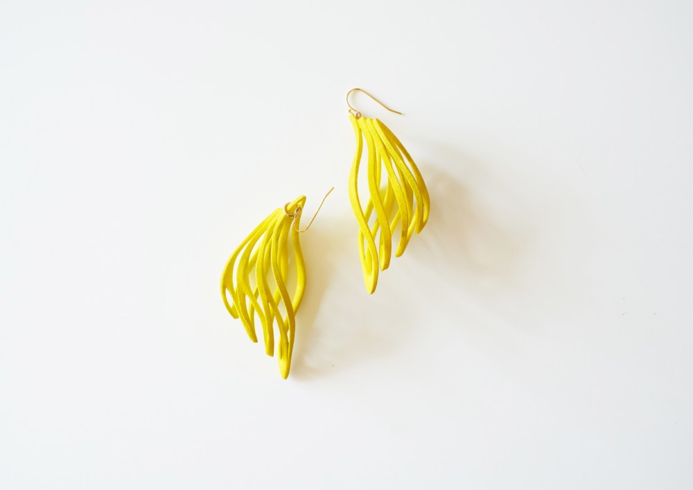 Malina Earrings　Masterdyellow マリーナピアス　マスタードイエロー