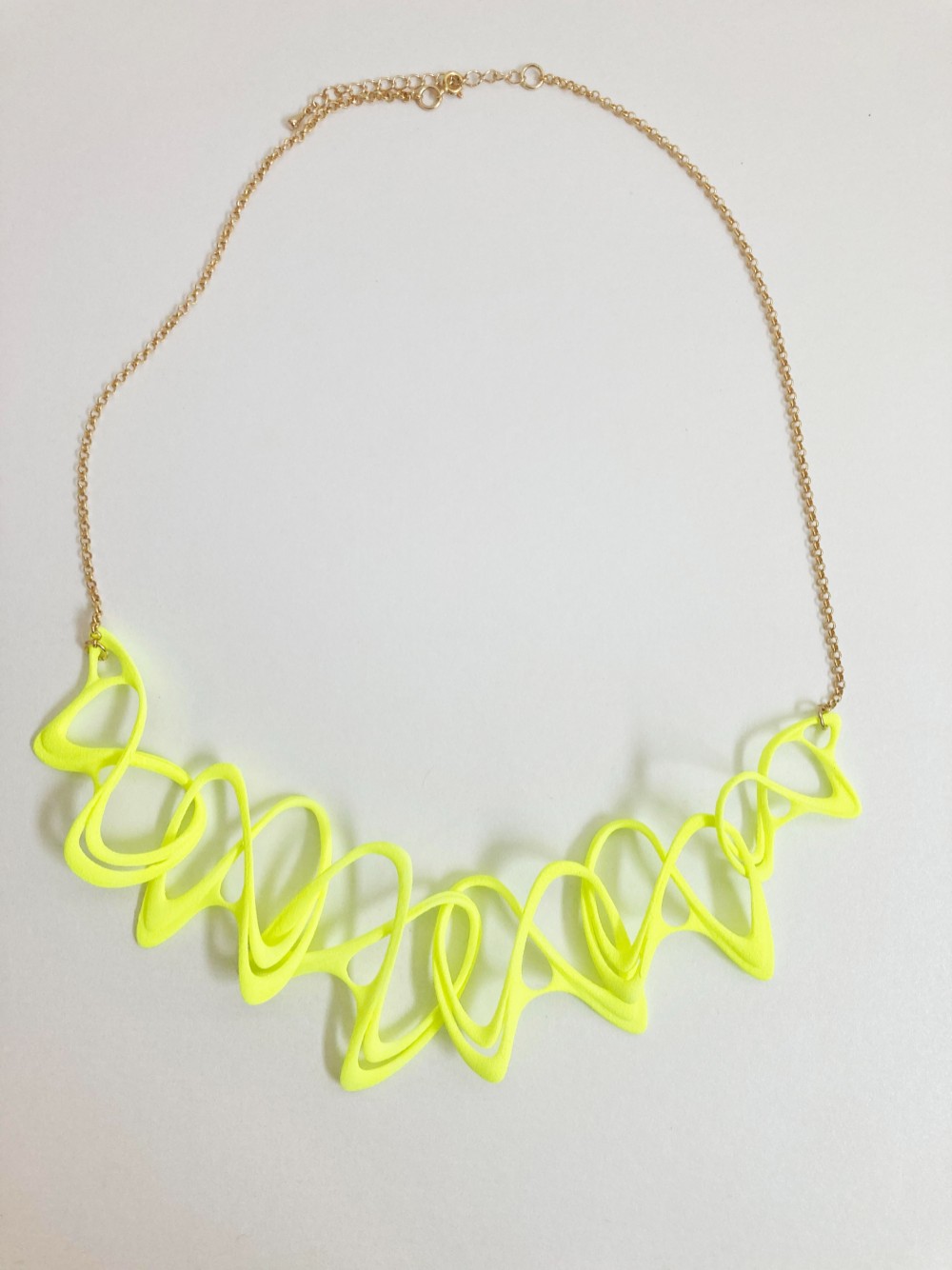 Dancing Necklace Neoyellow ダンシングネックレス ネオンイエロー