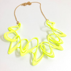 Dancing Necklace Neoyellow ダンシングネックレス ネオンイエロー 2枚目の画像