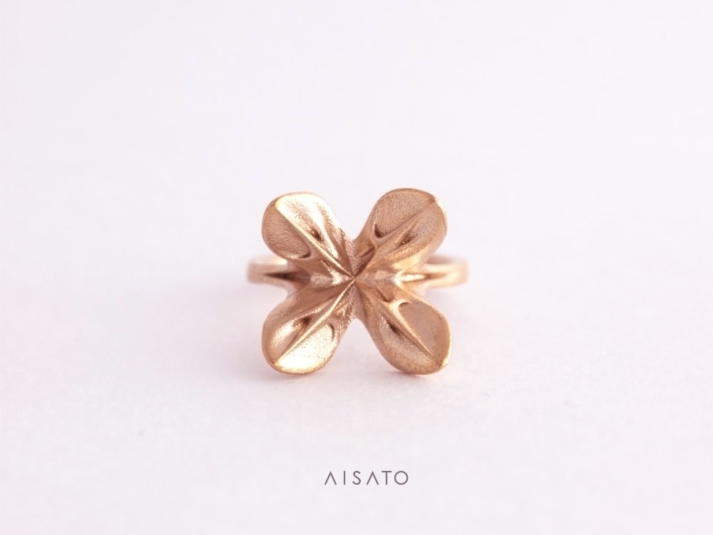 Helix Ring mini Pinkgold Mat へリックスリング　ミニ　ピンクゴールド マットバージョン 26,048円