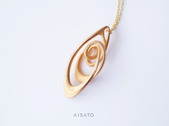 LoopLoopLoop Necklace Gold 第1張的照片