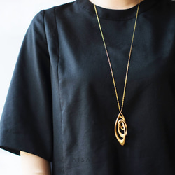 LoopLoopLoop Necklace Gold 第5張的照片