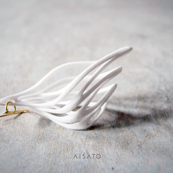 Malina Earrings White 第2張的照片