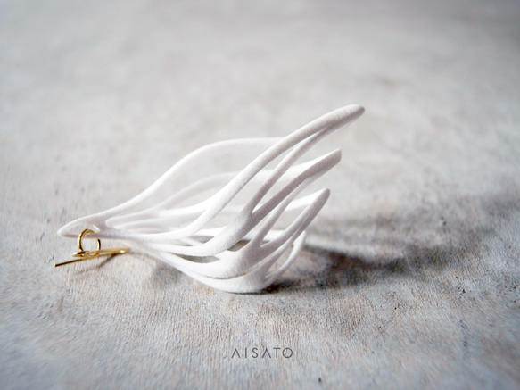 Malina Earrings White 第2張的照片