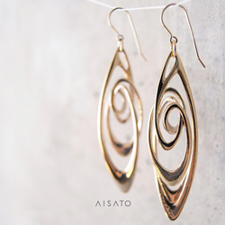 Loop Loop Loop Earring Yellowgold ループループループピアス イエローゴールド 2枚目の画像