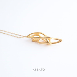 Voronoi Necklace Matgold ボロノイ ネックレス　マットゴールド 4枚目の画像