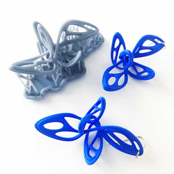 Dancing Butterfly Earring Blue ダンシングバタフライピアス ブルー 1枚目の画像