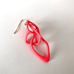 Tane small Earrings orangered 第2張的照片