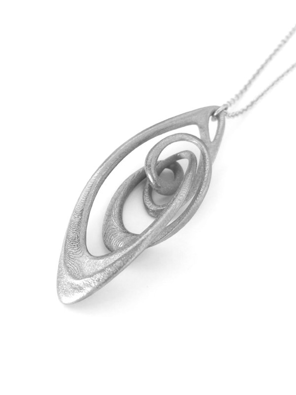 LoopLoopLoop Necklace Silver 第2張的照片