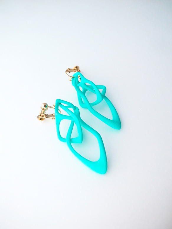 Tane small Earrings Mintgreen 第3張的照片