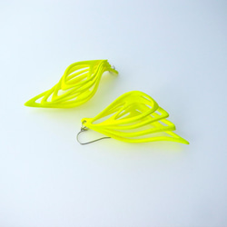 Malina Earrings NeonYellow マリーナピアス　蛍光イエロー 3枚目の画像