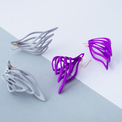 Malina Earrings Purple 第6張的照片