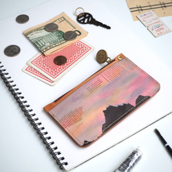 スリム フラグメントケース（ユウゾラ）カード コイン パス ケース ミニ財布 1枚目の画像