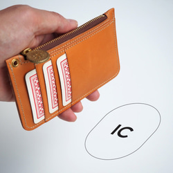 スリム フラグメントケース（ペンギン）カード コイン パス ケース ミニ財布 4枚目の画像