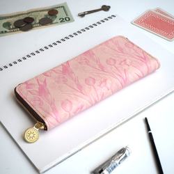 ピンク（桃） 長財布 のおすすめ人気通販｜Creema(クリーマ) 国内最大