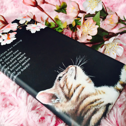 「春・桜・猫」 iPhone6/6s 側表面印刷スマホケース 2枚目の画像