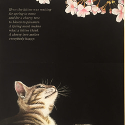 「春・桜・猫」iPhoneXS Max手帳型スマホケース 4枚目の画像