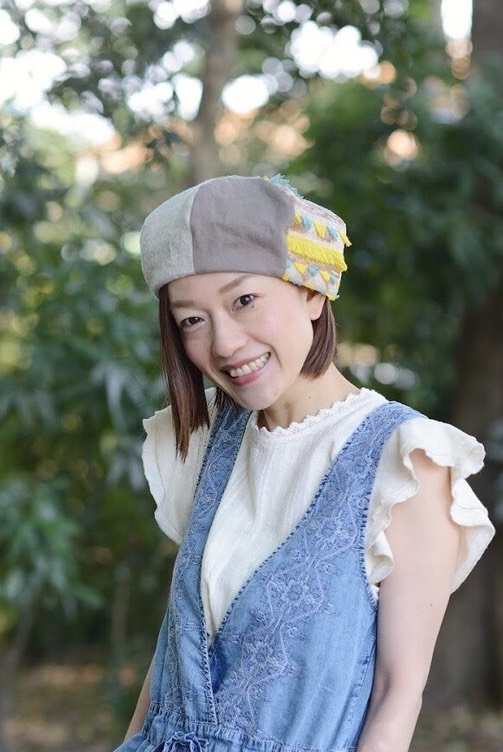 新作☆カラフルフリンジ付きベレー帽<BE>