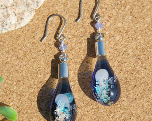 【ray】クラゲピアス ≪OUTLET≫オーロラクラゲピアス(ゴールド): ALL｜Bleu Bleuet