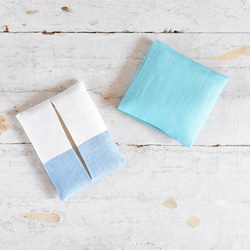 《お得な2個セット》ポケットティッシュカバーｘサニタリーケース 1枚目の画像