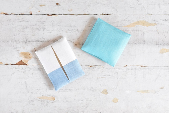 《お得な2個セット》ポケットティッシュカバーｘサニタリーケース 1枚目の画像