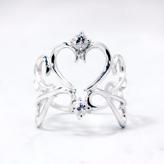 ファランジリング ホワイトトパーズ 4号