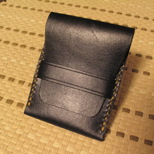 カードケース / ヌメ革 / 手染め / 手縫い /送料込 名刺入れ・カード