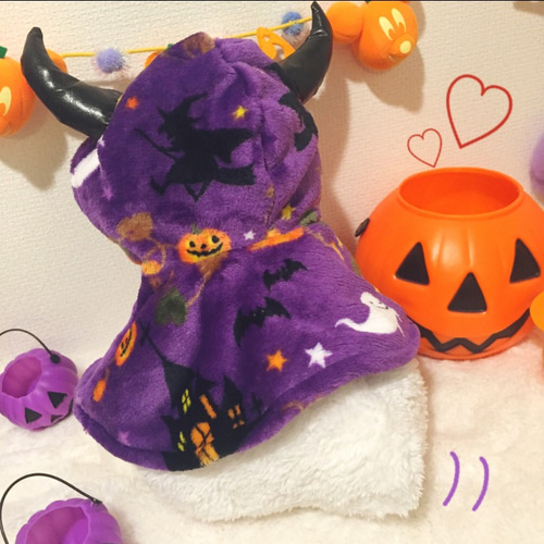 ジェラトーニ♡ハロウィンデビルちゃんポンチョセット♡ ぬいぐるみ め