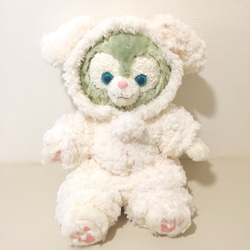 ジェラトーニ 白たれ耳うさちゃん着ぐるみ 洋服コスチューム