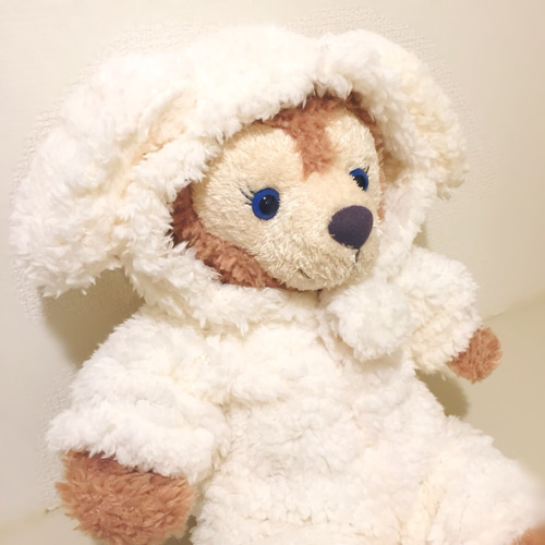 メーカー直売 - 人気ランキング シェリーメイ ダッフィー 白たれ耳うさぎちゃんふわもこ着ぐるみ キャラクターグッズ