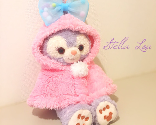 ステラルー♡ふわもこメルヘンポンチョ&リボンセット♡ ぬいぐるみ め