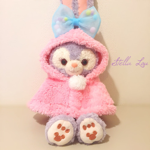 ステラルー♡ふわもこメルヘンポンチョ&リボンセット♡ ぬいぐるみ め