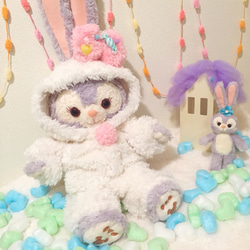 ステラルー♡白もこメルヘンうさちゃん着ぐるみコスチューム