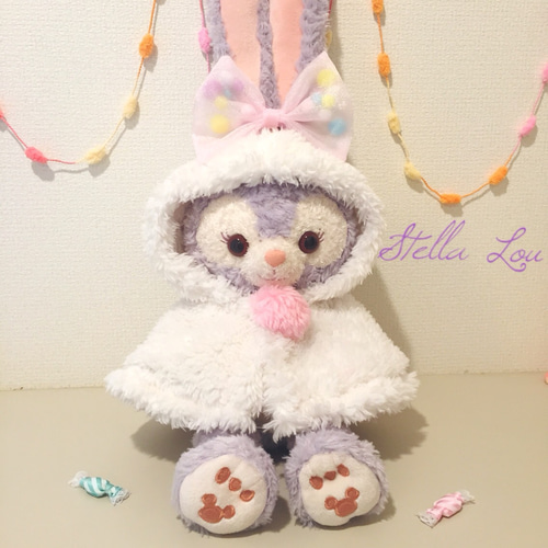 ステラルー♡ふわもこ白ポンチョ♡ ぬいぐるみ めーめー工房 通販